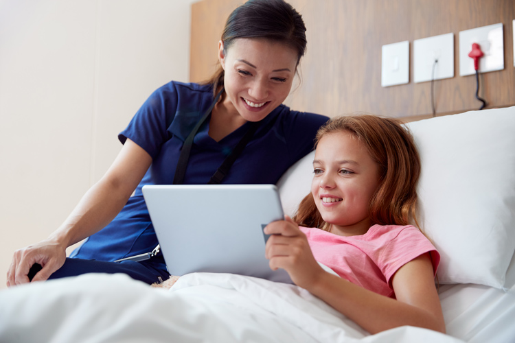Hospital Tablet Patient Engagement Platform