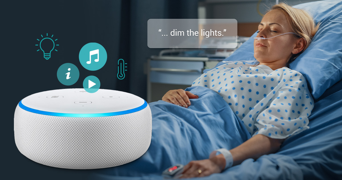 Voice assistants in healthcare settings