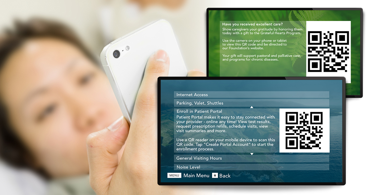 Using QR codes to engage patients SONIFI Health