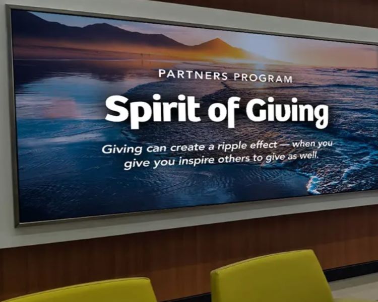 SONIFI Health digital signs donor wall